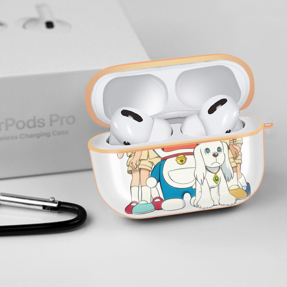 ドラえもん Doraemon 【AirPods Pro用】ハードシェル保護ケース｜耐衝撃・防指紋・カラビナ付き商品仕様