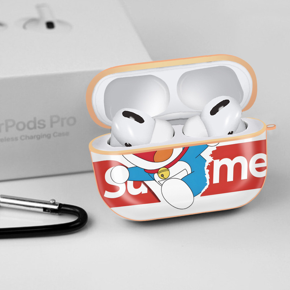 ドラえもん Doraemon 【AirPods Pro用】ハードシェル保護ケース｜耐衝撃・防指紋・カラビナ付き商品仕様