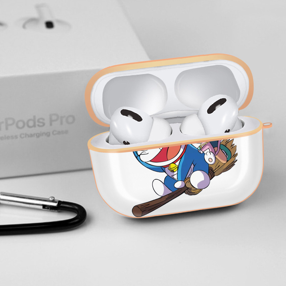 ドラえもん Doraemon 【AirPods Pro用】ハードシェル保護ケース｜耐衝撃・防指紋・カラビナ付き商品仕様