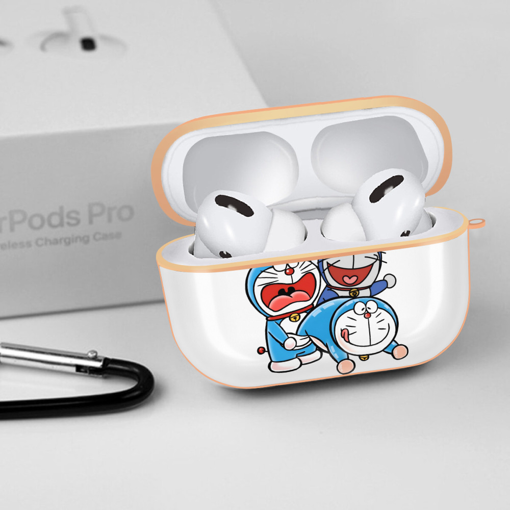 ドラえもん Doraemon 【AirPods Pro用】ハードシェル保護ケース｜耐衝撃・防指紋・カラビナ付き商品仕様