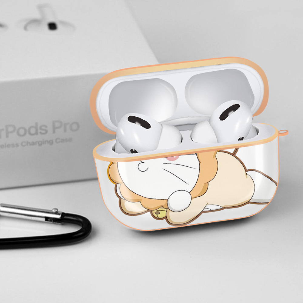 ドラえもん Doraemon 【AirPods Pro用】ハードシェル保護ケース｜耐衝撃・防指紋・カラビナ付き商品仕様