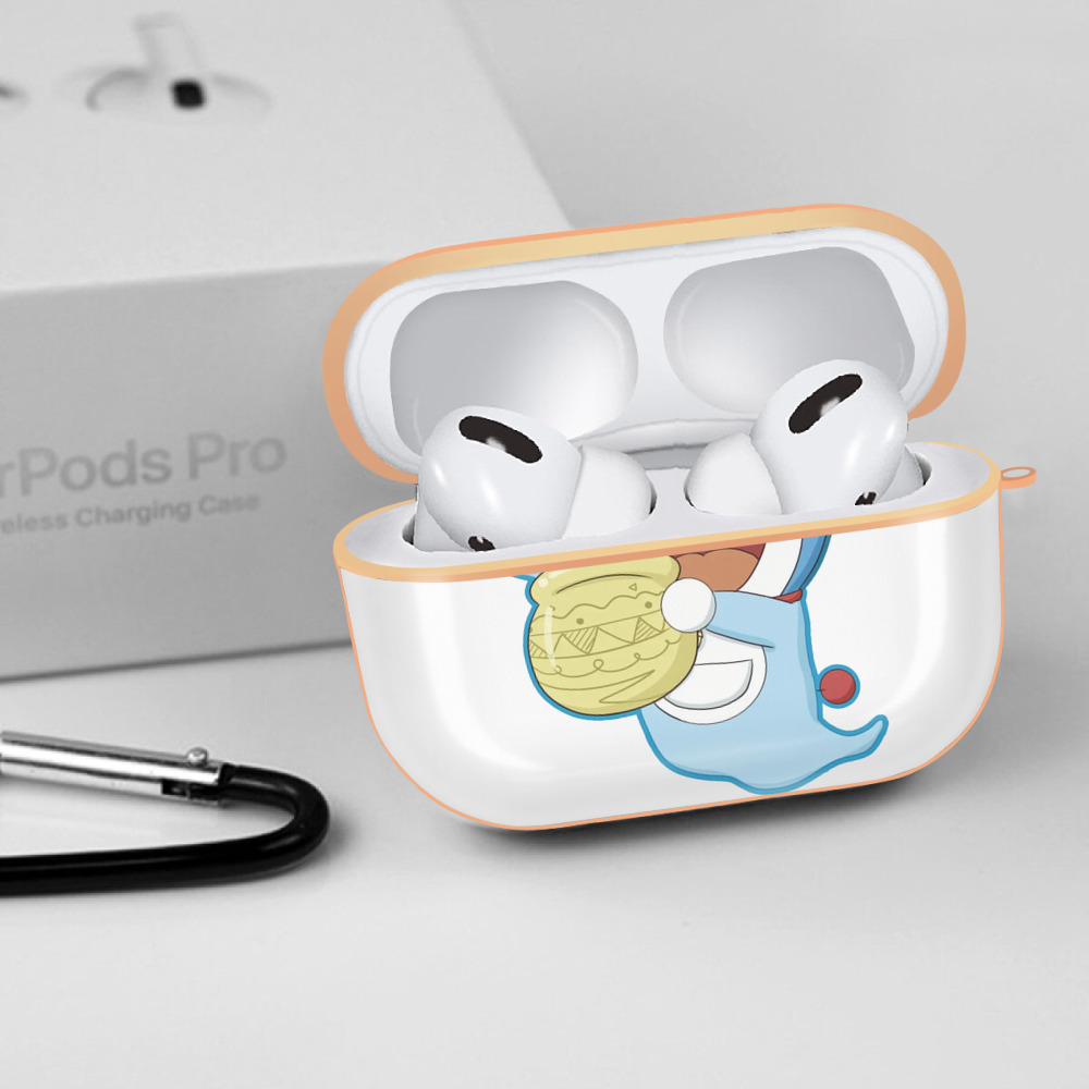 ドラえもん Doraemon 【AirPods Pro用】ハードシェル保護ケース｜耐衝撃・防指紋・カラビナ付き商品仕様