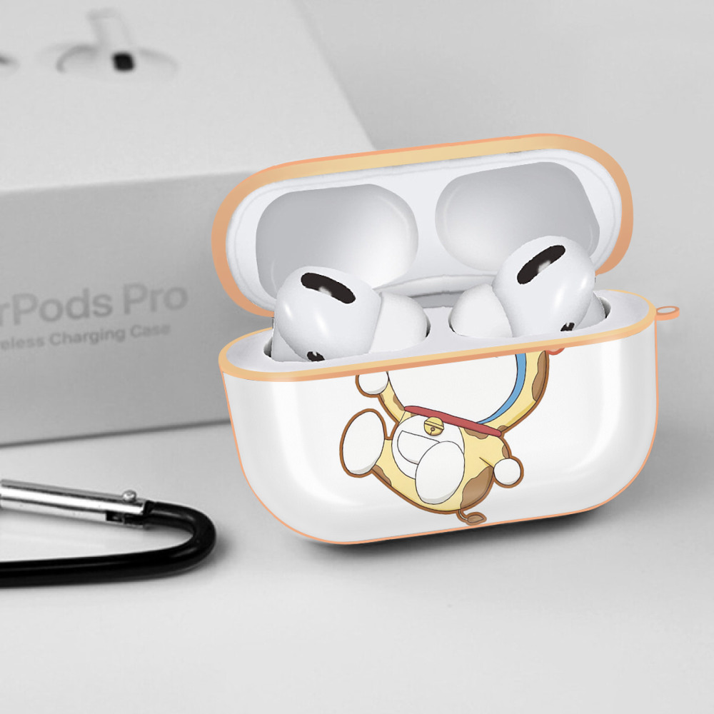 ドラえもん Doraemon 【AirPods Pro用】ハードシェル保護ケース｜耐衝撃・防指紋・カラビナ付き商品仕様