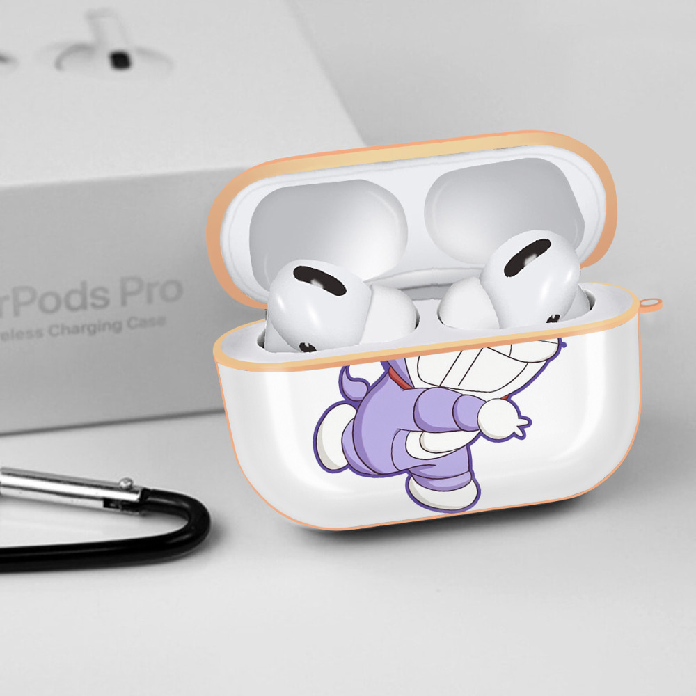 ドラえもん Doraemon 【AirPods Pro用】ハードシェル保護ケース｜耐衝撃・防指紋・カラビナ付き商品仕様