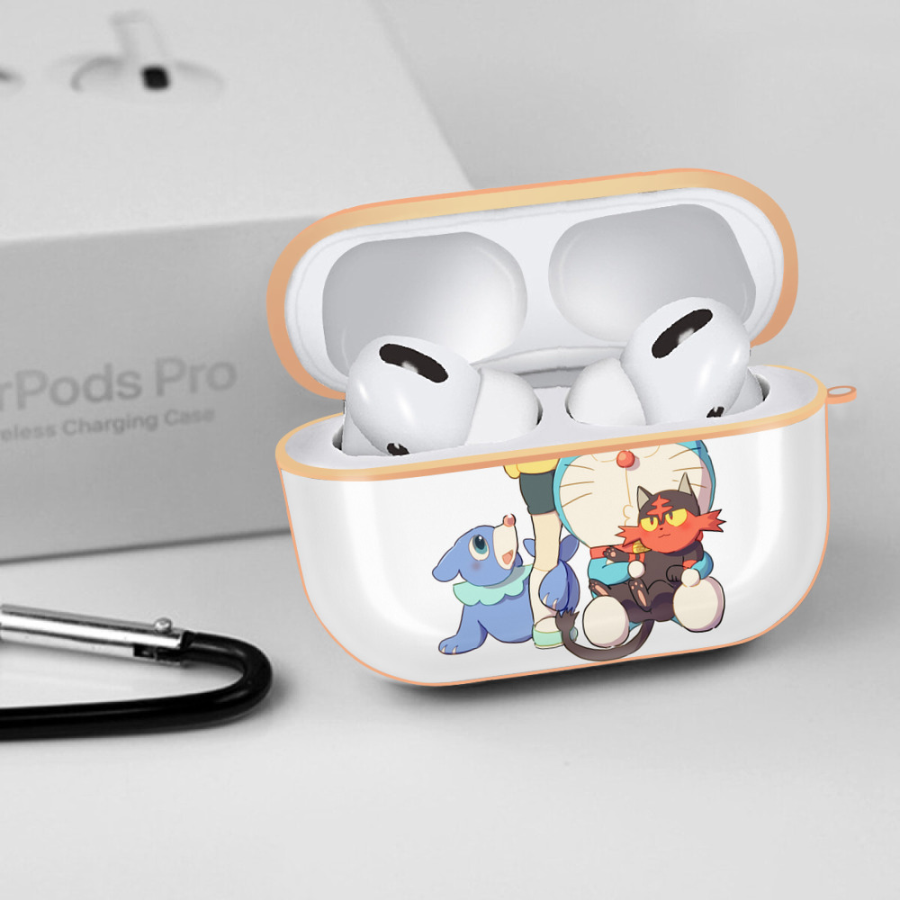 ドラえもん Doraemon 【AirPods Pro用】ハードシェル保護ケース｜耐衝撃・防指紋・カラビナ付き商品仕様