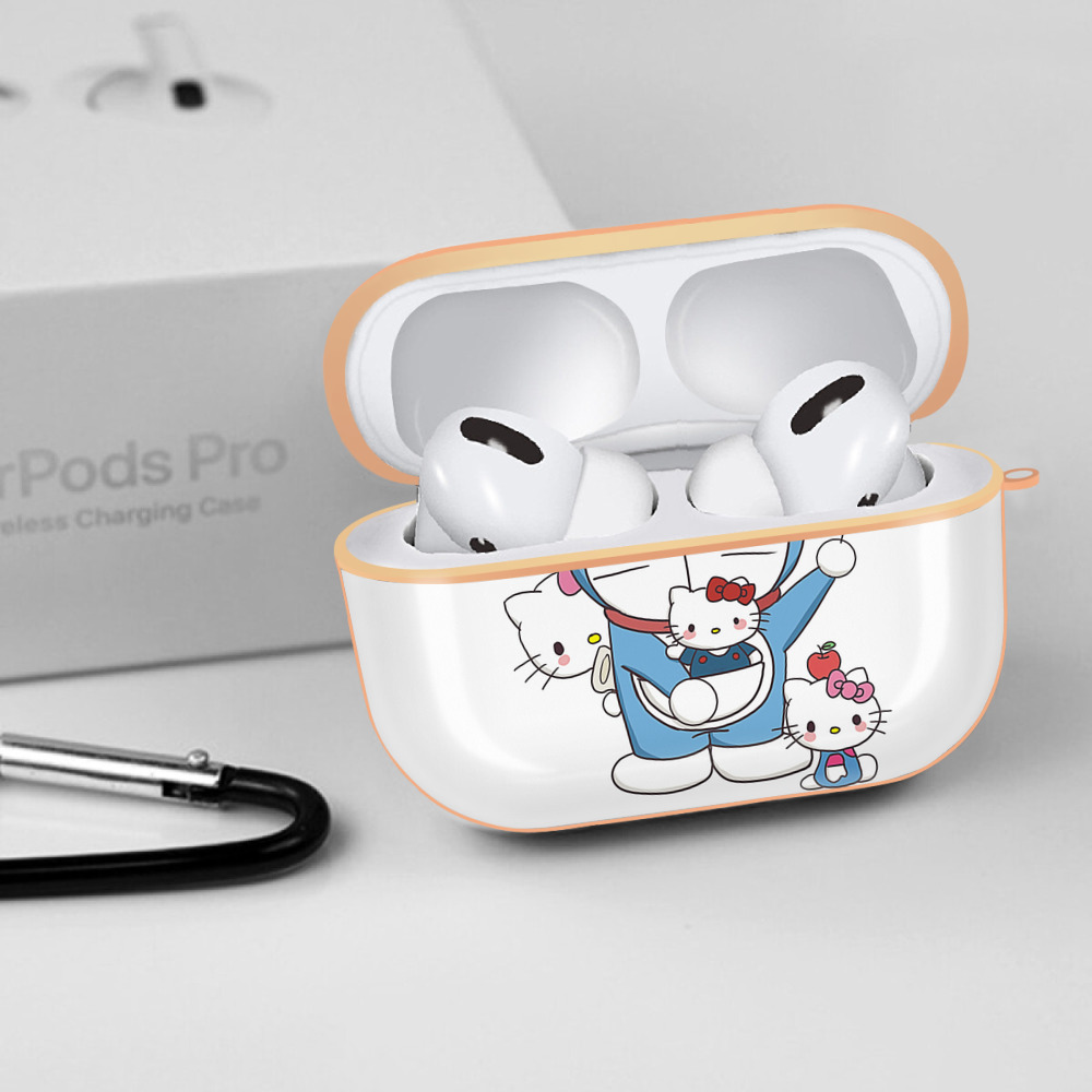 ドラえもん Doraemon 【AirPods Pro用】ハードシェル保護ケース｜耐衝撃・防指紋・カラビナ付き商品仕様