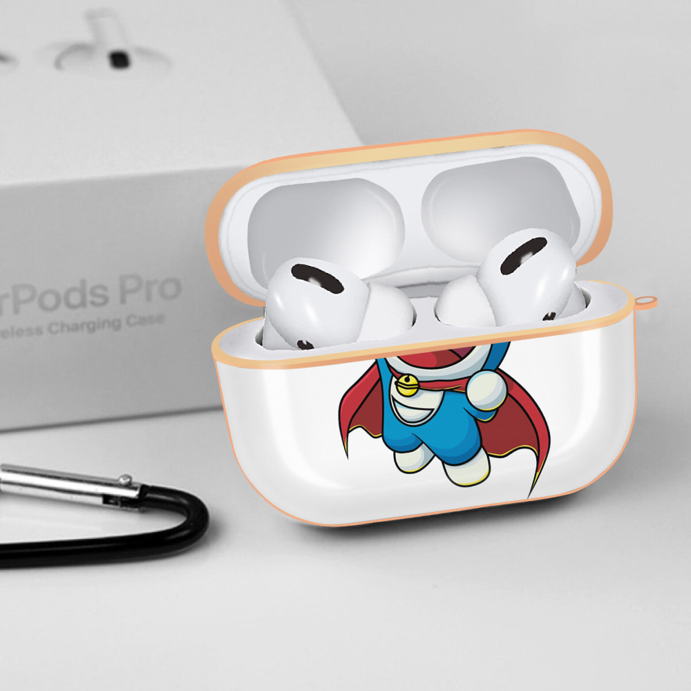 ドラえもん Doraemon 【AirPods Pro用】ハードシェル保護ケース｜耐衝撃・防指紋・カラビナ付き商品仕様