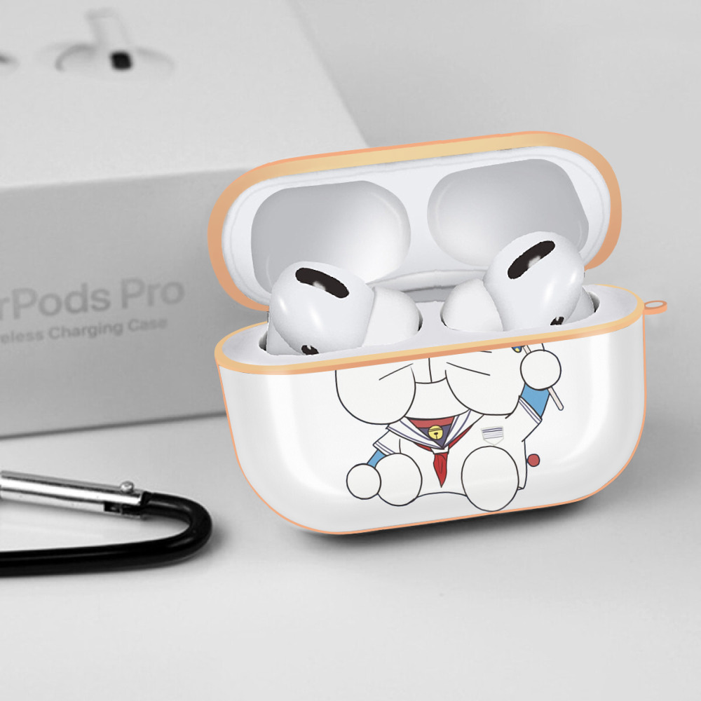 ドラえもん Doraemon 【AirPods Pro用】ハードシェル保護ケース｜耐衝撃・防指紋・カラビナ付き商品仕様