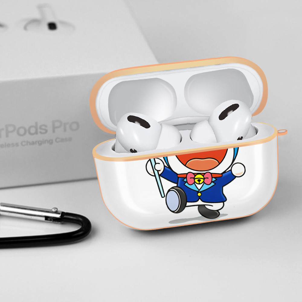 ドラえもん Doraemon 【AirPods Pro用】ハードシェル保護ケース｜耐衝撃・防指紋・カラビナ付き商品仕様