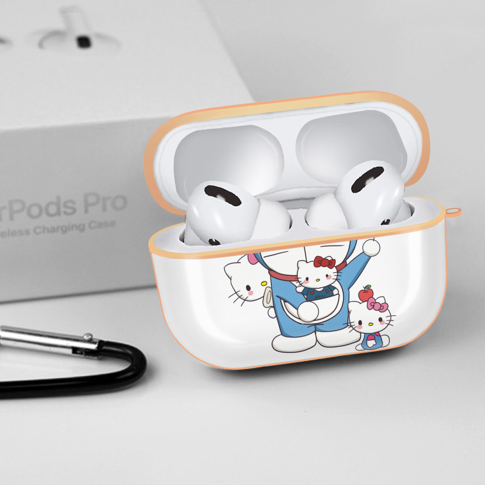 ドラえもん Doraemon 【AirPods Pro用】ハードシェル保護ケース｜耐衝撃・防指紋・カラビナ付き商品仕様