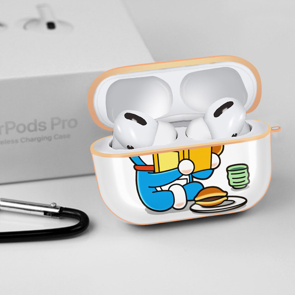 ドラえもん Doraemon 【AirPods Pro用】ハードシェル保護ケース｜耐衝撃・防指紋・カラビナ付き商品仕様