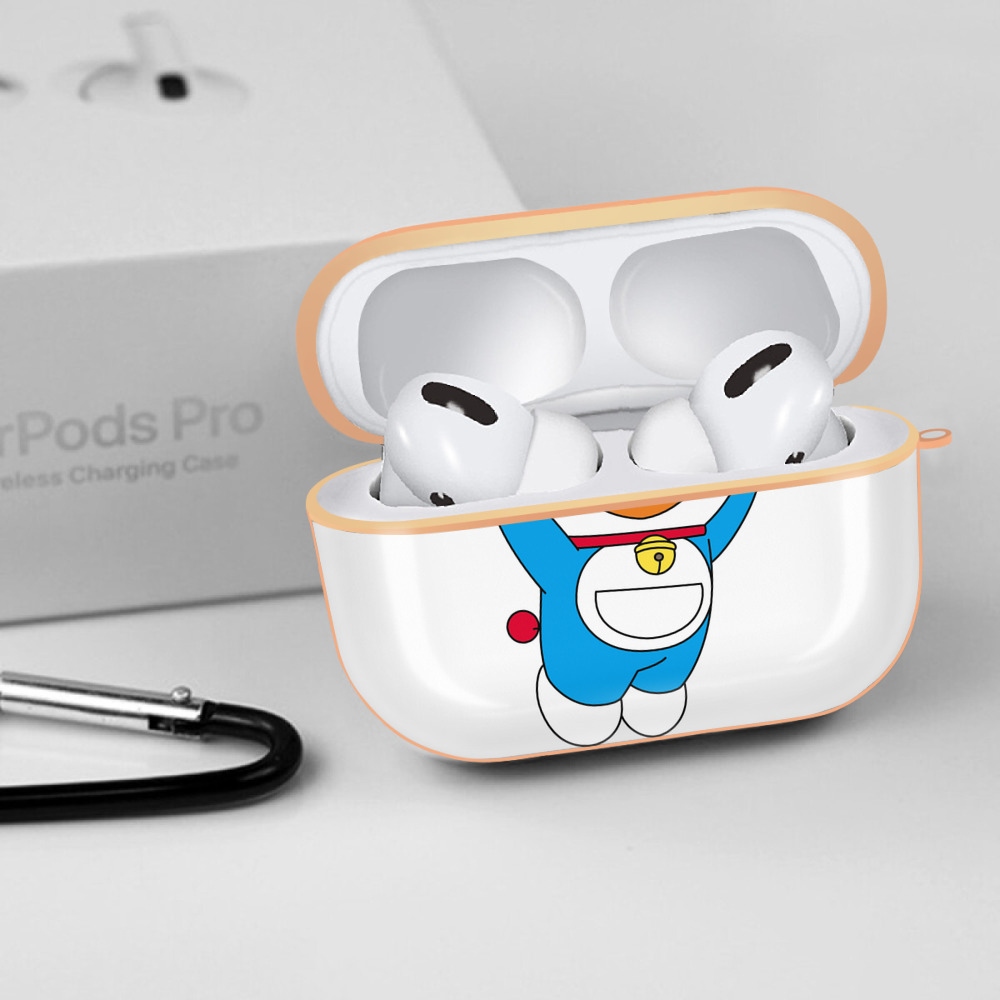 ドラえもん Doraemon 【AirPods Pro用】ハードシェル保護ケース｜耐衝撃・防指紋・カラビナ付き商品仕様