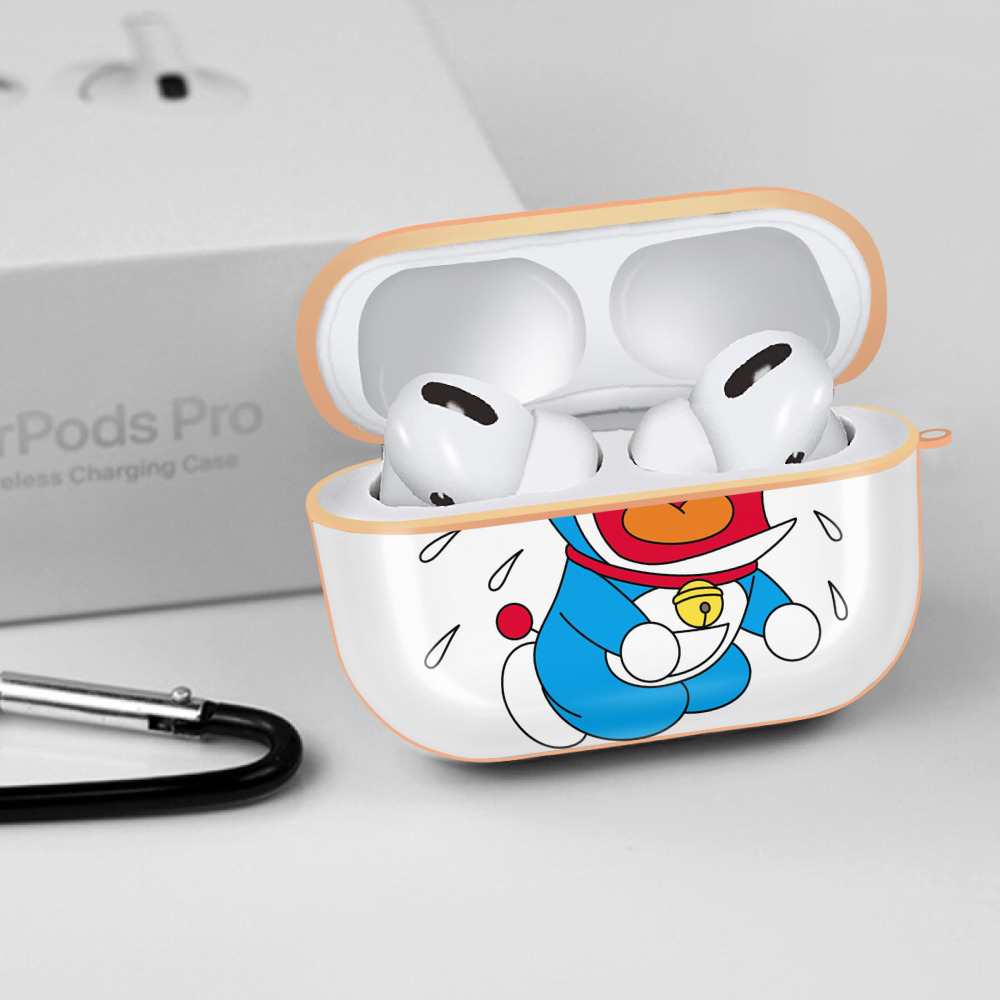 ドラえもん Doraemon 【AirPods Pro用】ハードシェル保護ケース｜耐衝撃・防指紋・カラビナ付き商品仕様