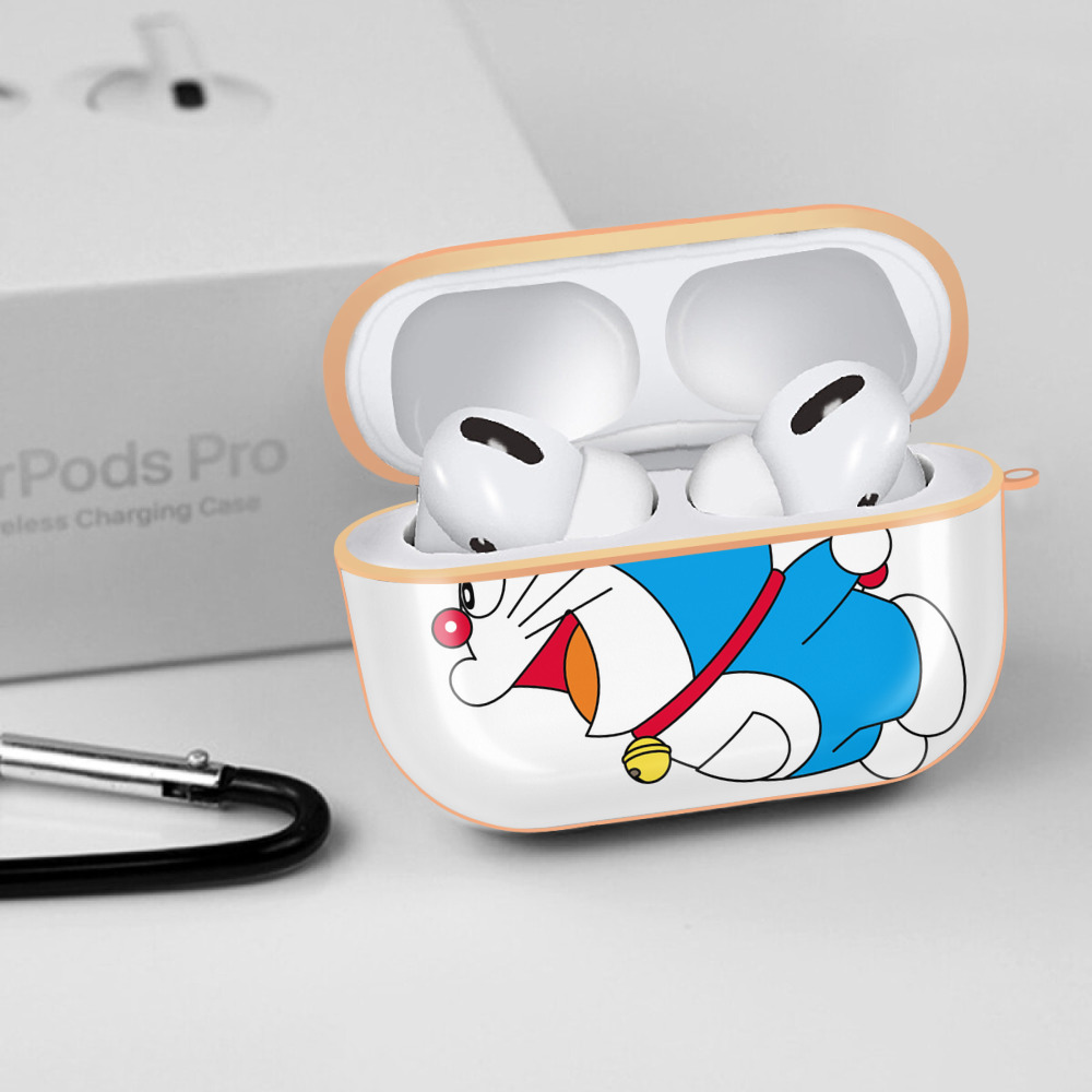 ドラえもん Doraemon 【AirPods Pro用】ハードシェル保護ケース｜耐衝撃・防指紋・カラビナ付き商品仕様