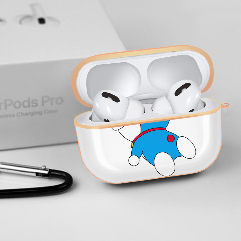 ドラえもん Doraemon 【AirPods Pro用】ハードシェル保護ケース｜耐衝撃・防指紋・カラビナ付き商品仕様