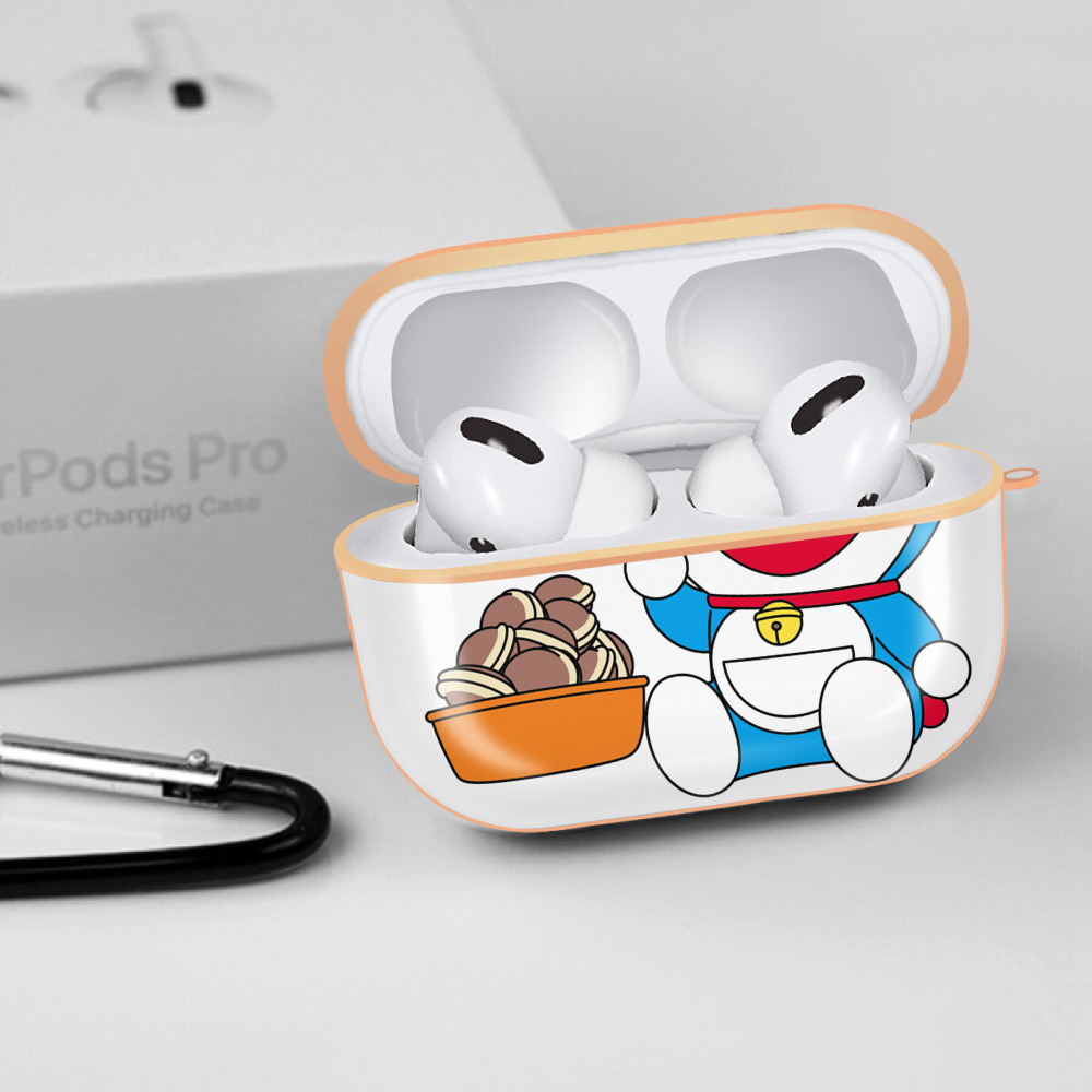 ドラえもん Doraemon 【AirPods Pro用】ハードシェル保護ケース｜耐衝撃・防指紋・カラビナ付き商品仕様