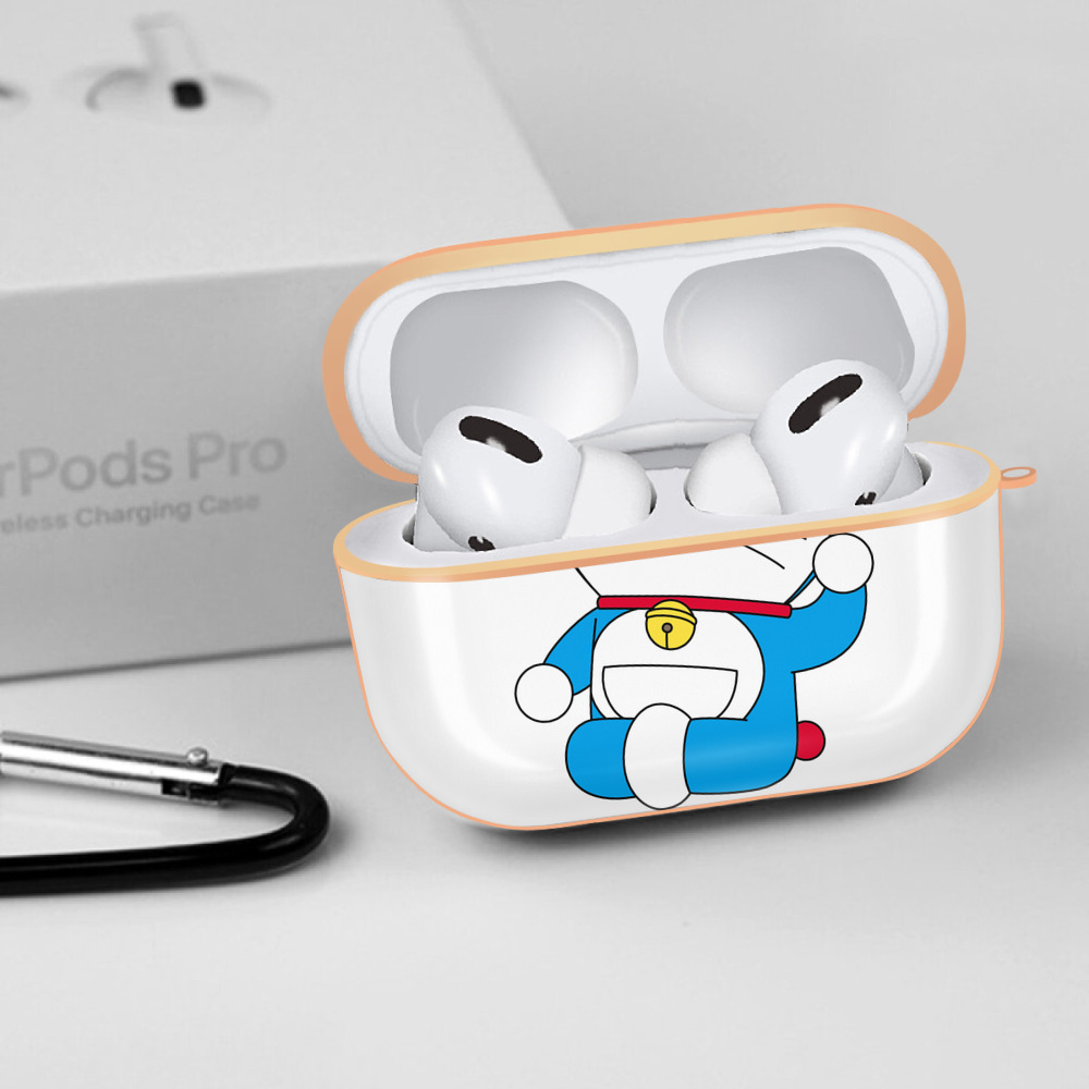 ドラえもん Doraemon 【AirPods Pro用】ハードシェル保護ケース｜耐衝撃・防指紋・カラビナ付き商品仕様