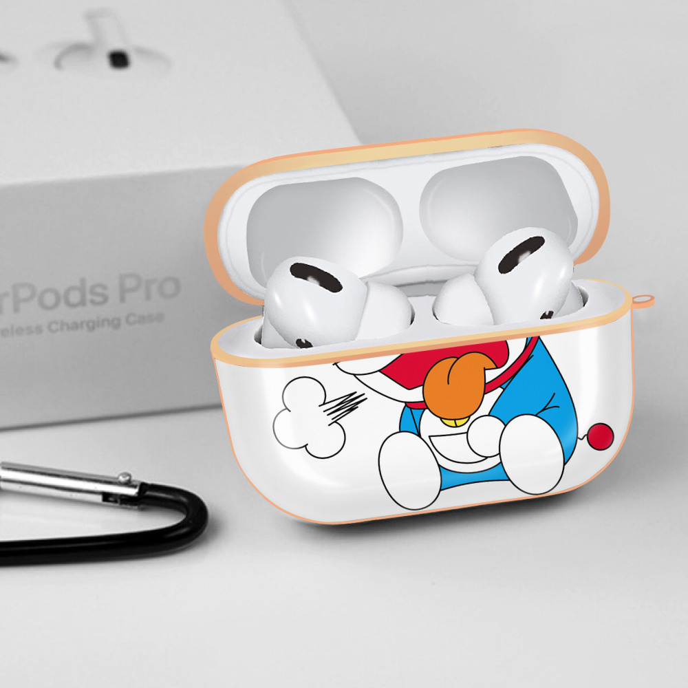 ドラえもん Doraemon 【AirPods Pro用】ハードシェル保護ケース｜耐衝撃・防指紋・カラビナ付き商品仕様