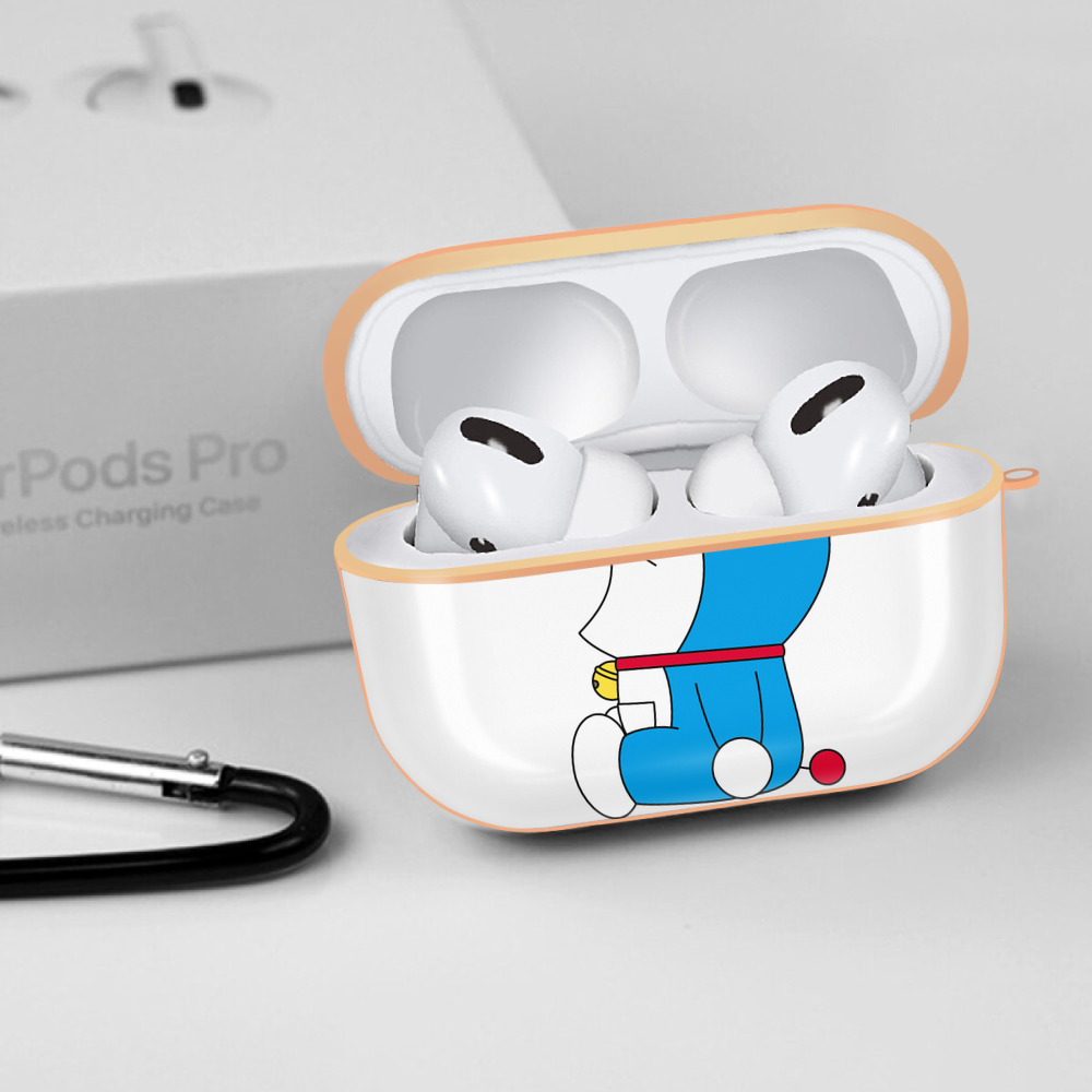 ドラえもん Doraemon 【AirPods Pro用】ハードシェル保護ケース｜耐衝撃・防指紋・カラビナ付き商品仕様