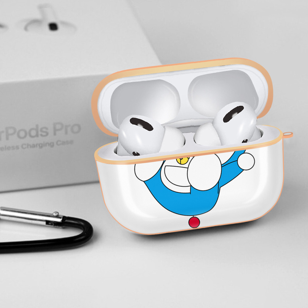 ドラえもん Doraemon 【AirPods Pro用】ハードシェル保護ケース｜耐衝撃・防指紋・カラビナ付き商品仕様
