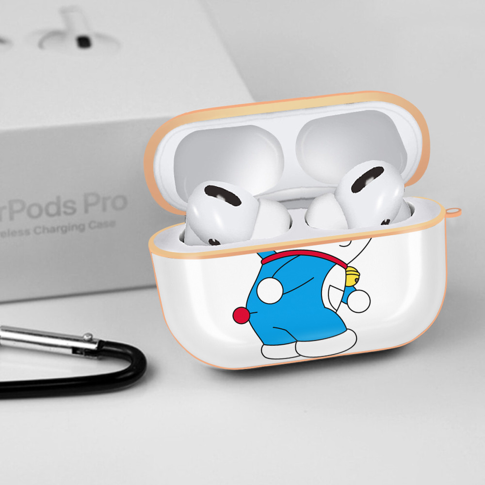 ドラえもん Doraemon 【AirPods Pro用】ハードシェル保護ケース｜耐衝撃・防指紋・カラビナ付き商品仕様