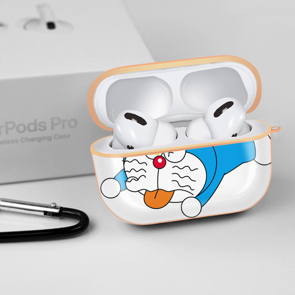 ドラえもん Doraemon 【AirPods Pro用】ハードシェル保護ケース｜耐衝撃・防指紋・カラビナ付き商品仕様