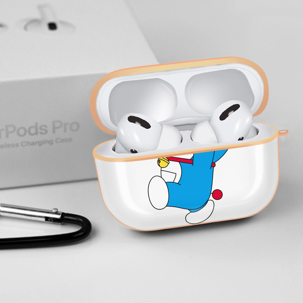 ドラえもん Doraemon 【AirPods Pro用】ハードシェル保護ケース｜耐衝撃・防指紋・カラビナ付き商品仕様