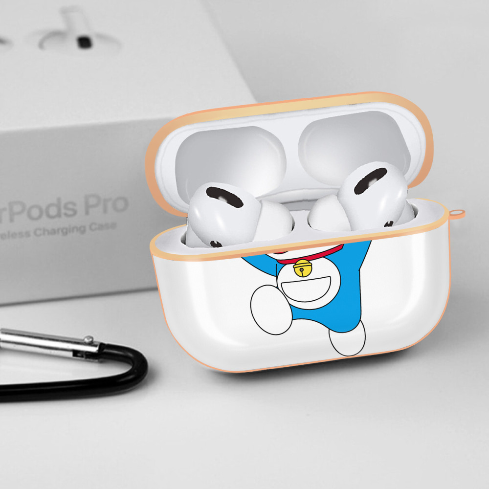 ドラえもん Doraemon 【AirPods Pro用】ハードシェル保護ケース｜耐衝撃・防指紋・カラビナ付き商品仕様