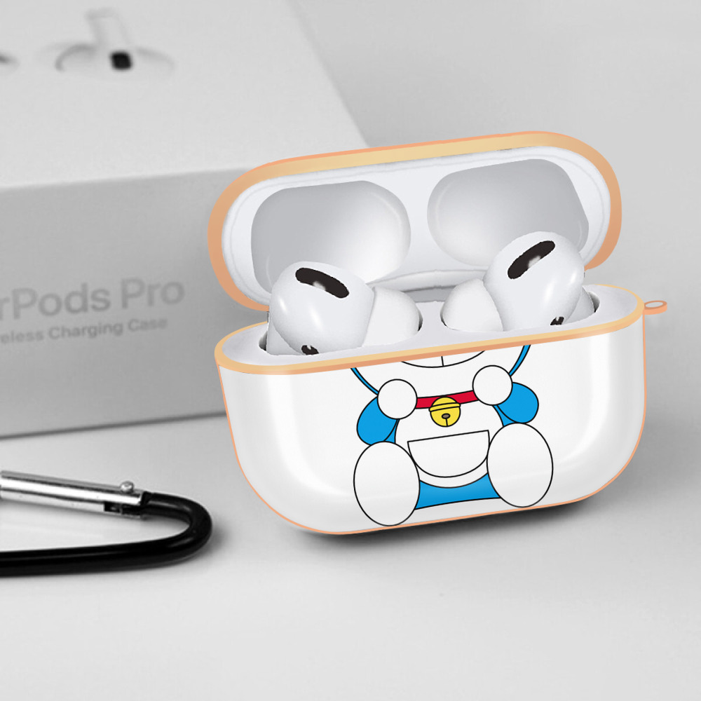 ドラえもん Doraemon 【AirPods Pro用】ハードシェル保護ケース｜耐衝撃・防指紋・カラビナ付き商品仕様