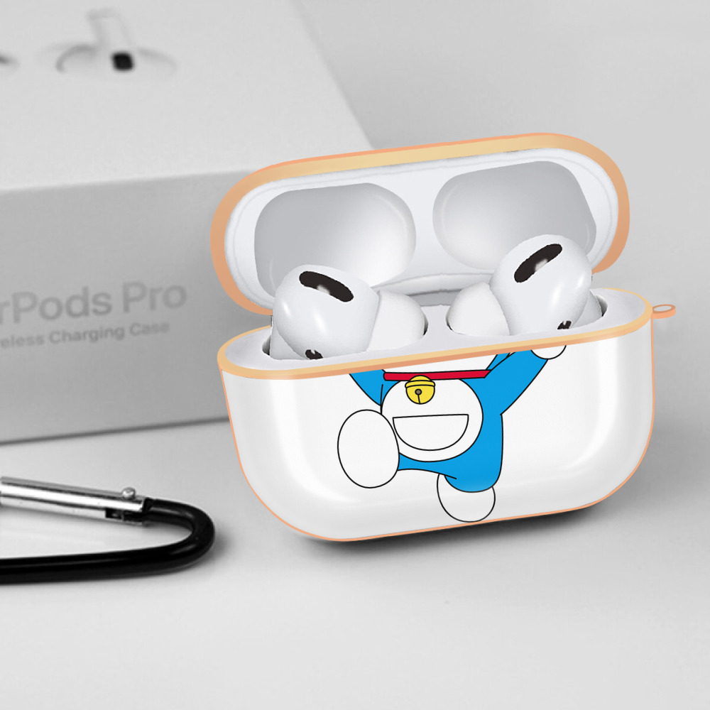 ドラえもん Doraemon 【AirPods Pro用】ハードシェル保護ケース｜耐衝撃・防指紋・カラビナ付き商品仕様
