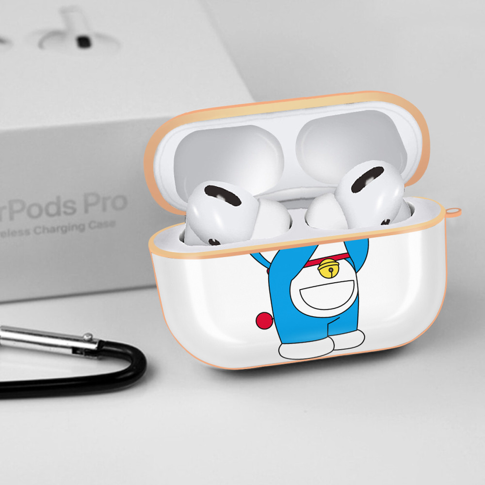 ドラえもん Doraemon 【AirPods Pro用】ハードシェル保護ケース｜耐衝撃・防指紋・カラビナ付き商品仕様