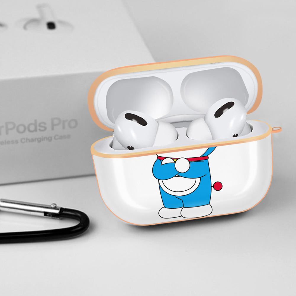 ドラえもん Doraemon 【AirPods Pro用】ハードシェル保護ケース｜耐衝撃・防指紋・カラビナ付き商品仕様