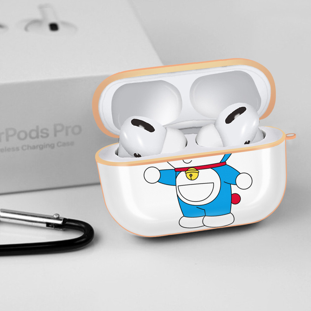 ドラえもん Doraemon 【AirPods Pro用】ハードシェル保護ケース｜耐衝撃・防指紋・カラビナ付き商品仕様