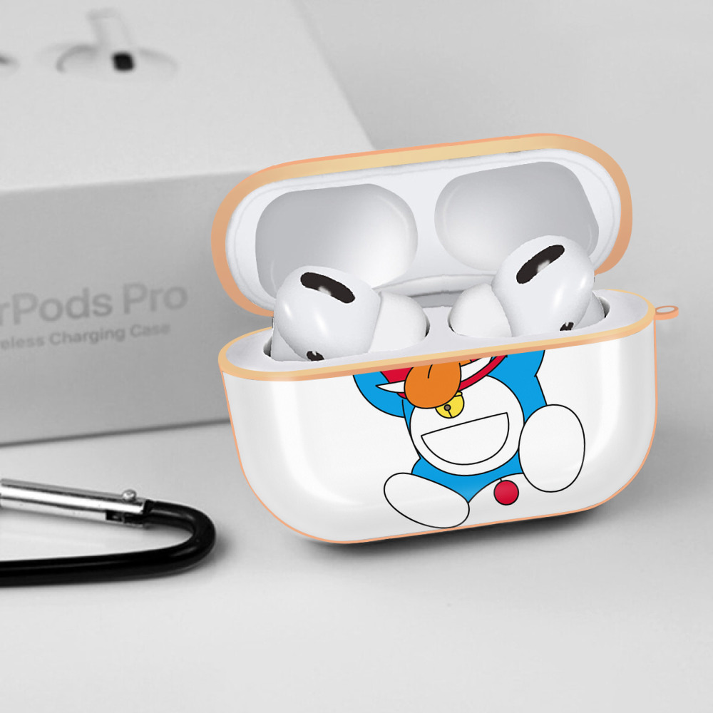 ドラえもん Doraemon 【AirPods Pro用】ハードシェル保護ケース｜耐衝撃・防指紋・カラビナ付き商品仕様