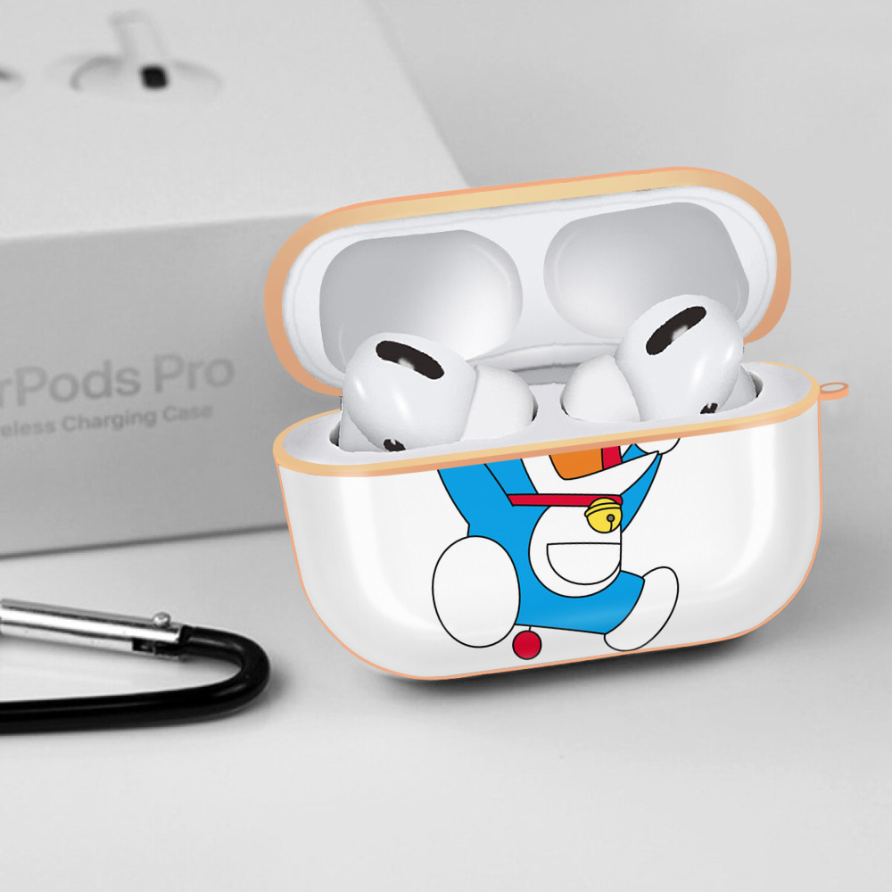 ドラえもん Doraemon 【AirPods Pro用】ハードシェル保護ケース｜耐衝撃・防指紋・カラビナ付き商品仕様
