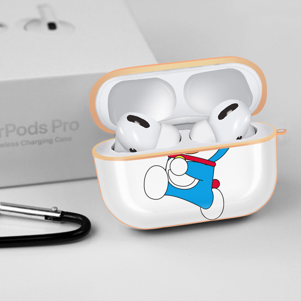 ドラえもん Doraemon 【AirPods Pro用】ハードシェル保護ケース｜耐衝撃・防指紋・カラビナ付き商品仕様