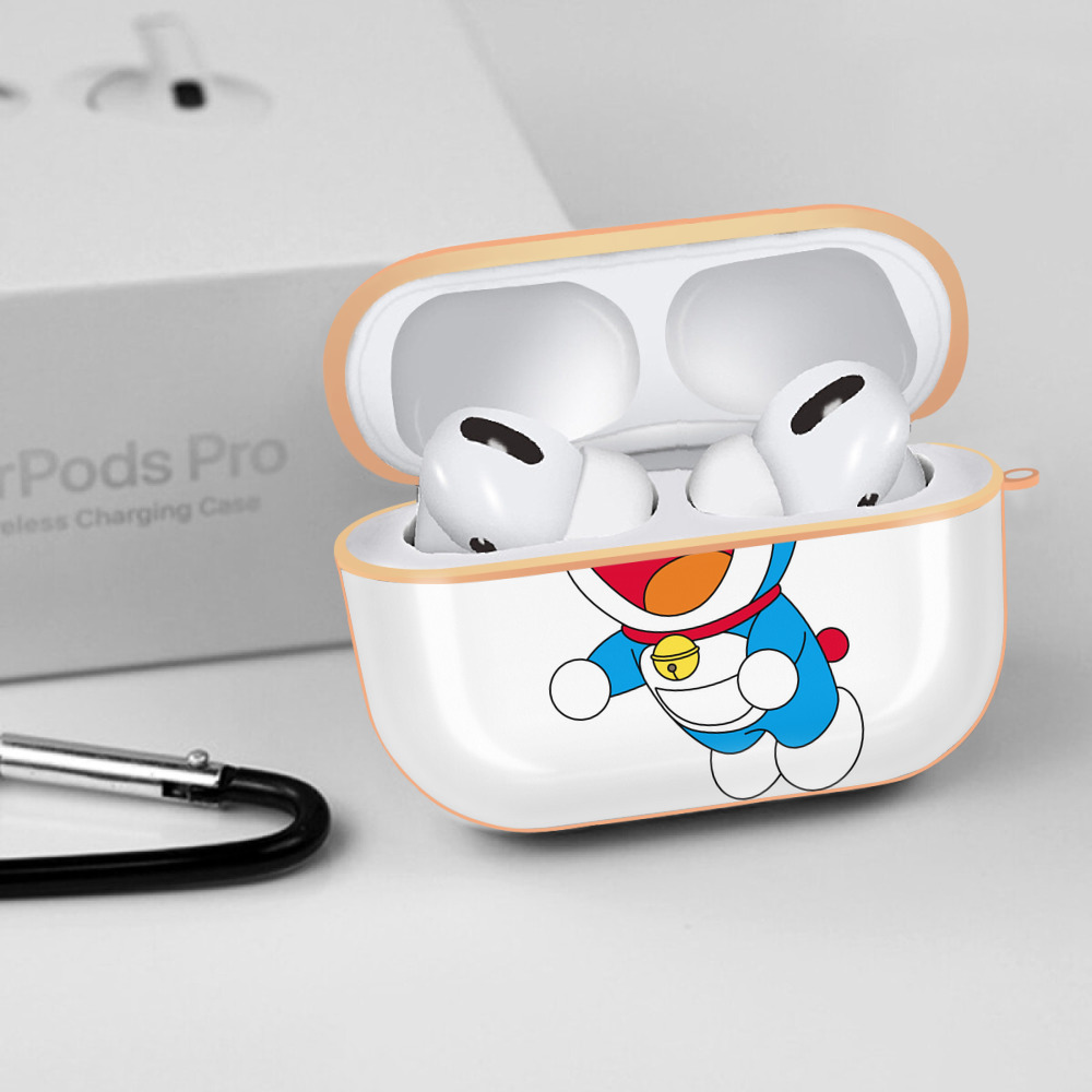 ドラえもん Doraemon 【AirPods Pro用】ハードシェル保護ケース｜耐衝撃・防指紋・カラビナ付き商品仕様