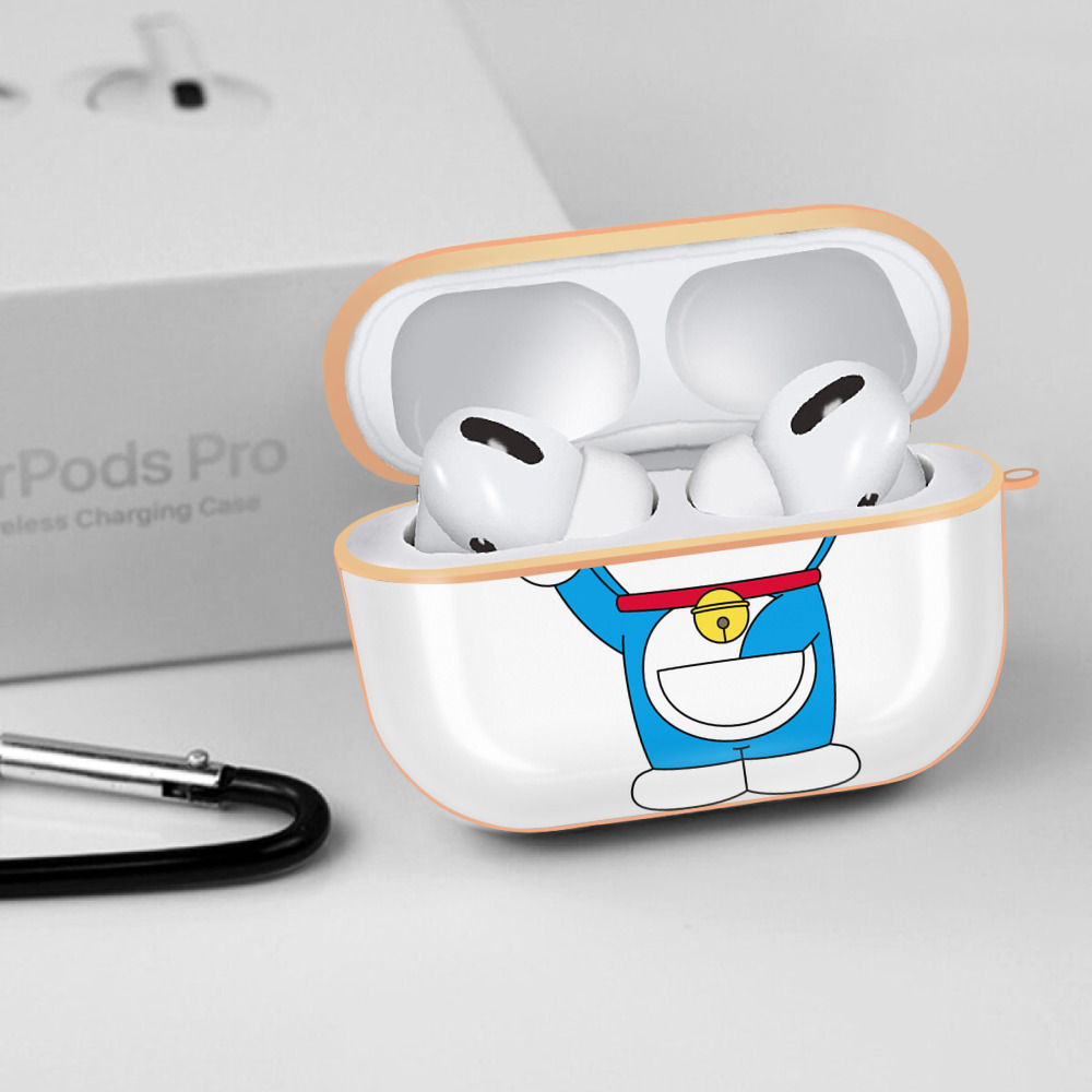 ドラえもん Doraemon 【AirPods Pro用】ハードシェル保護ケース｜耐衝撃・防指紋・カラビナ付き商品仕様