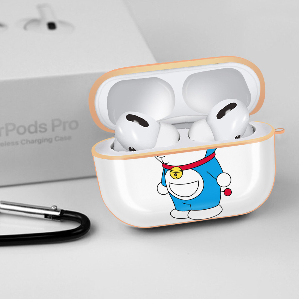 ドラえもん Doraemon 【AirPods Pro用】ハードシェル保護ケース｜耐衝撃・防指紋・カラビナ付き商品仕様
