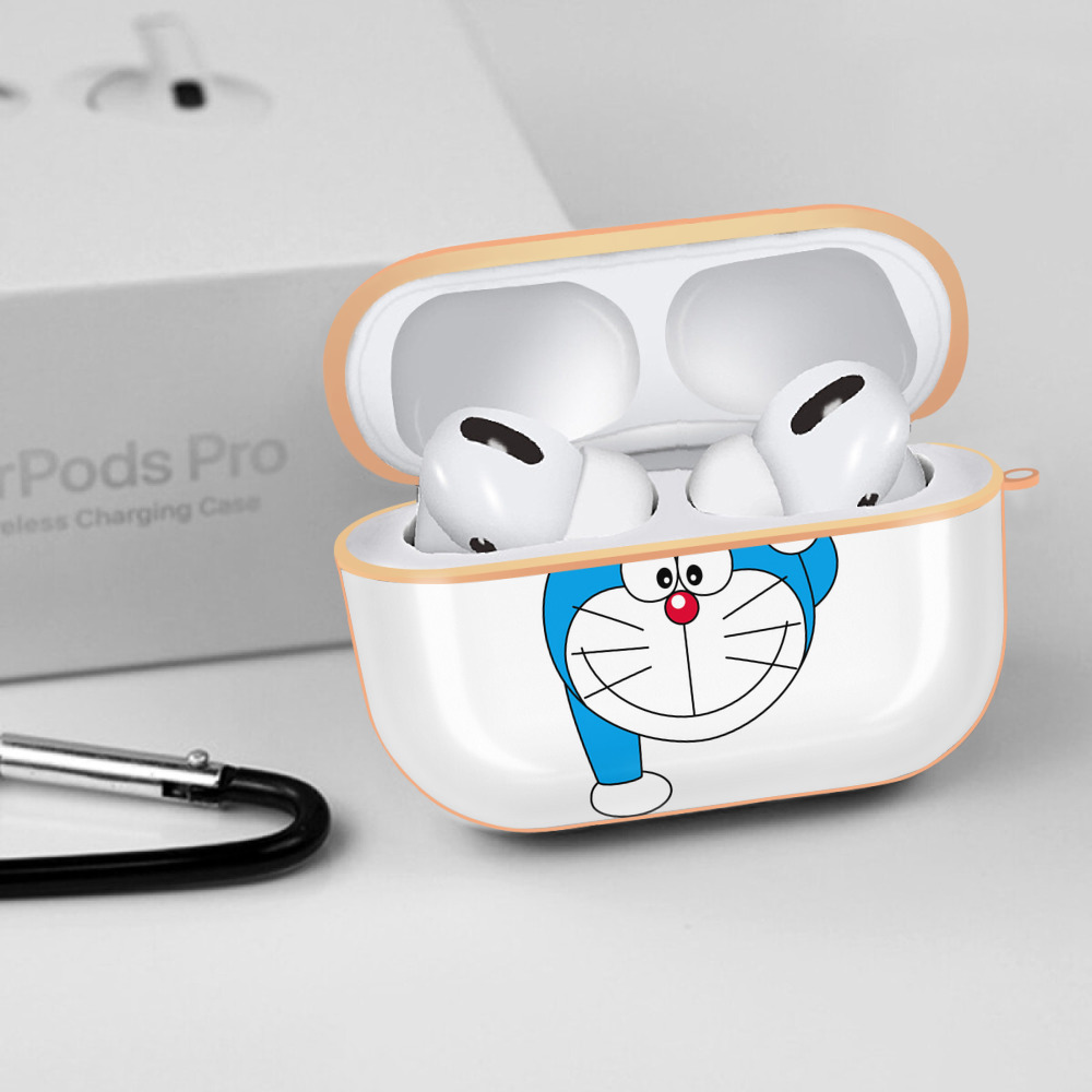 ドラえもん Doraemon 【AirPods Pro用】ハードシェル保護ケース｜耐衝撃・防指紋・カラビナ付き商品仕様