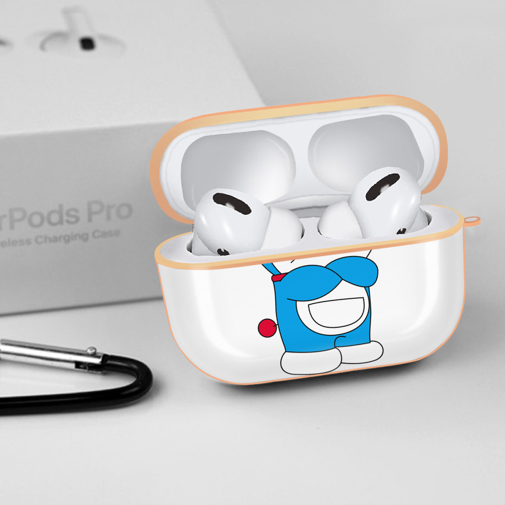 ドラえもん Doraemon 【AirPods Pro用】ハードシェル保護ケース｜耐衝撃・防指紋・カラビナ付き商品仕様