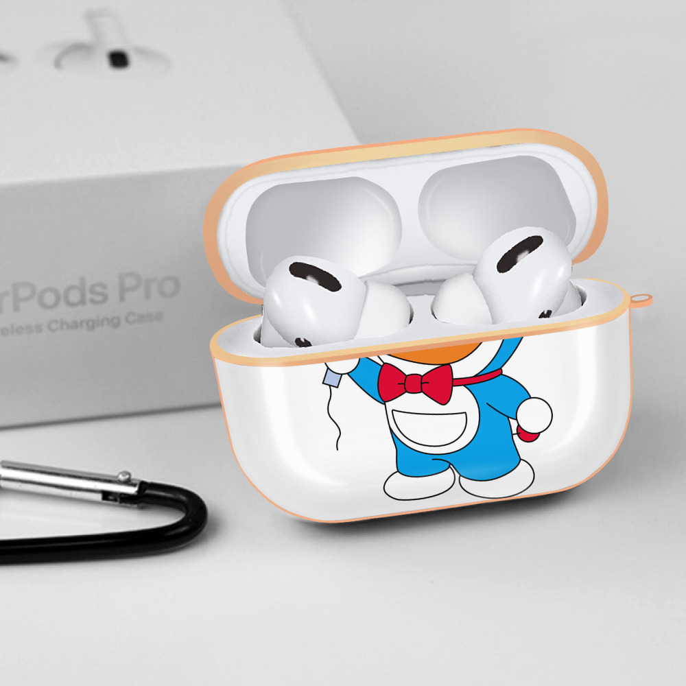 ドラえもん Doraemon 【AirPods Pro用】ハードシェル保護ケース｜耐衝撃・防指紋・カラビナ付き商品仕様