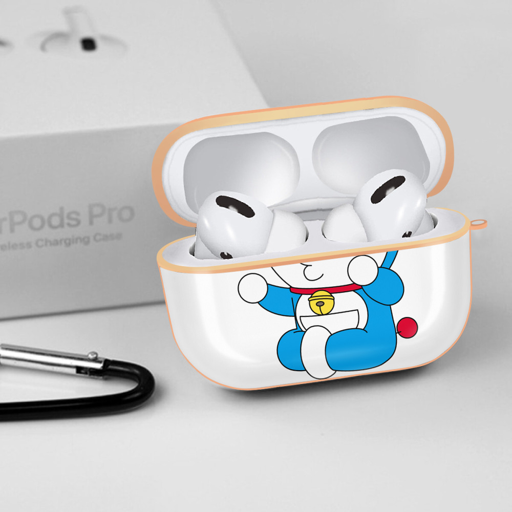 ドラえもん Doraemon 【AirPods Pro用】ハードシェル保護ケース｜耐衝撃・防指紋・カラビナ付き商品仕様