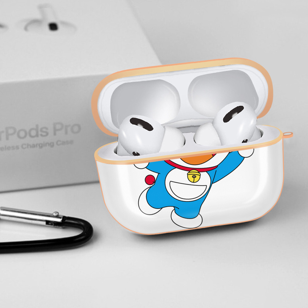 ドラえもん Doraemon 【AirPods Pro用】ハードシェル保護ケース｜耐衝撃・防指紋・カラビナ付き商品仕様