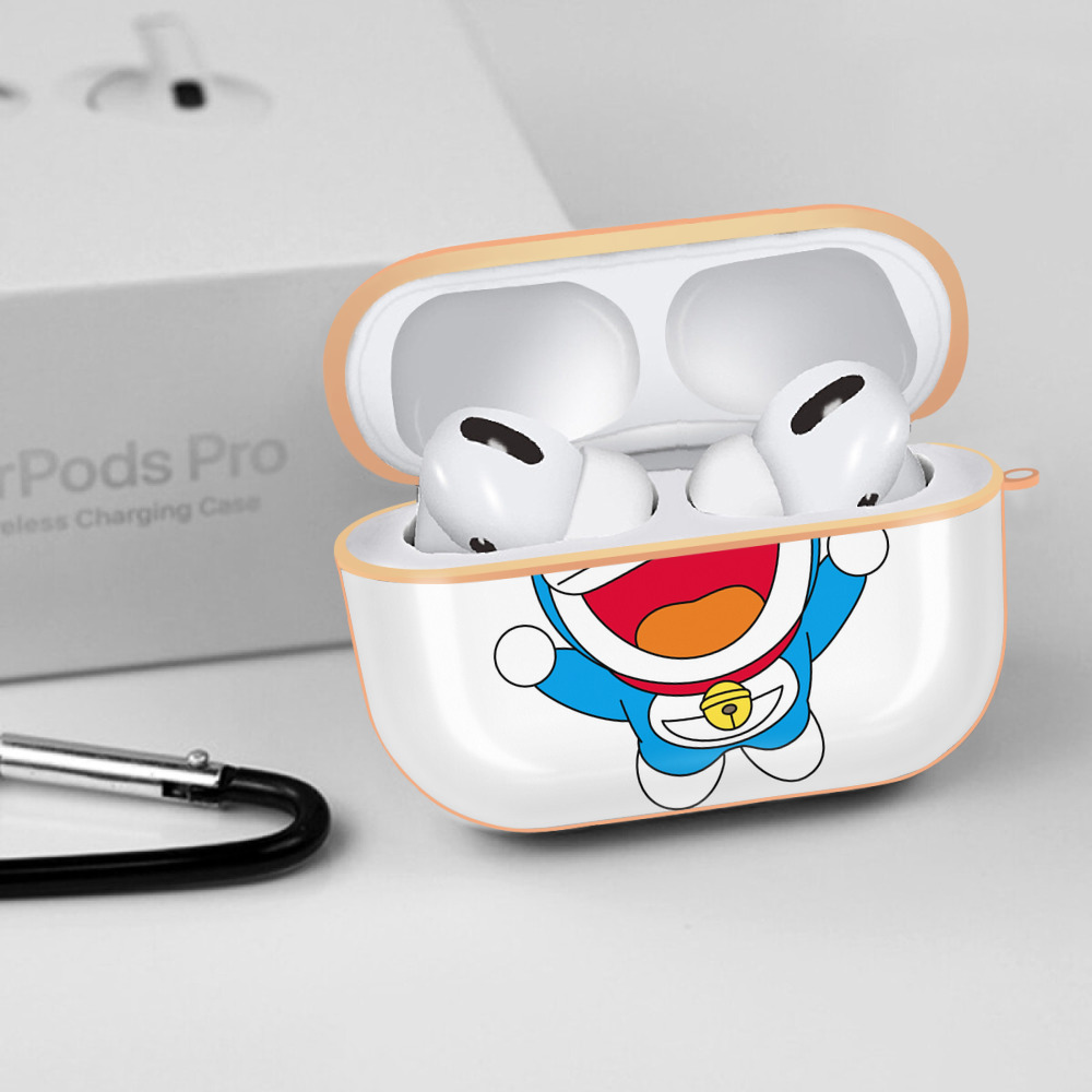 ドラえもん Doraemon 【AirPods Pro用】ハードシェル保護ケース｜耐衝撃・防指紋・カラビナ付き商品仕様