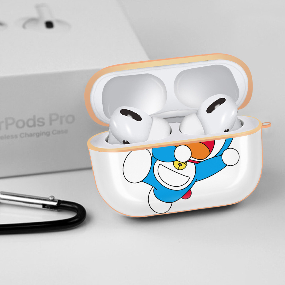 ドラえもん Doraemon 【AirPods Pro用】ハードシェル保護ケース｜耐衝撃・防指紋・カラビナ付き商品仕様
