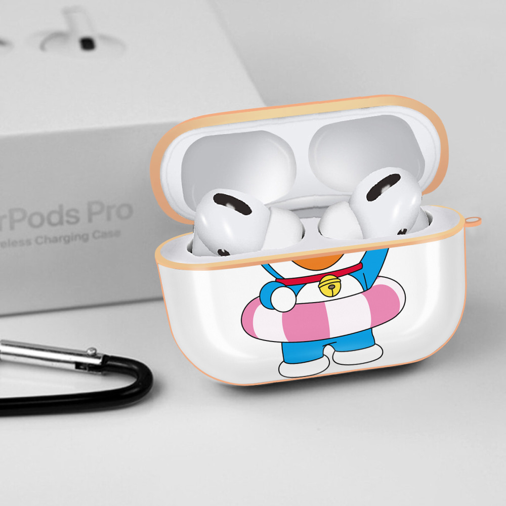 ドラえもん Doraemon 【AirPods Pro用】ハードシェル保護ケース｜耐衝撃・防指紋・カラビナ付き商品仕様