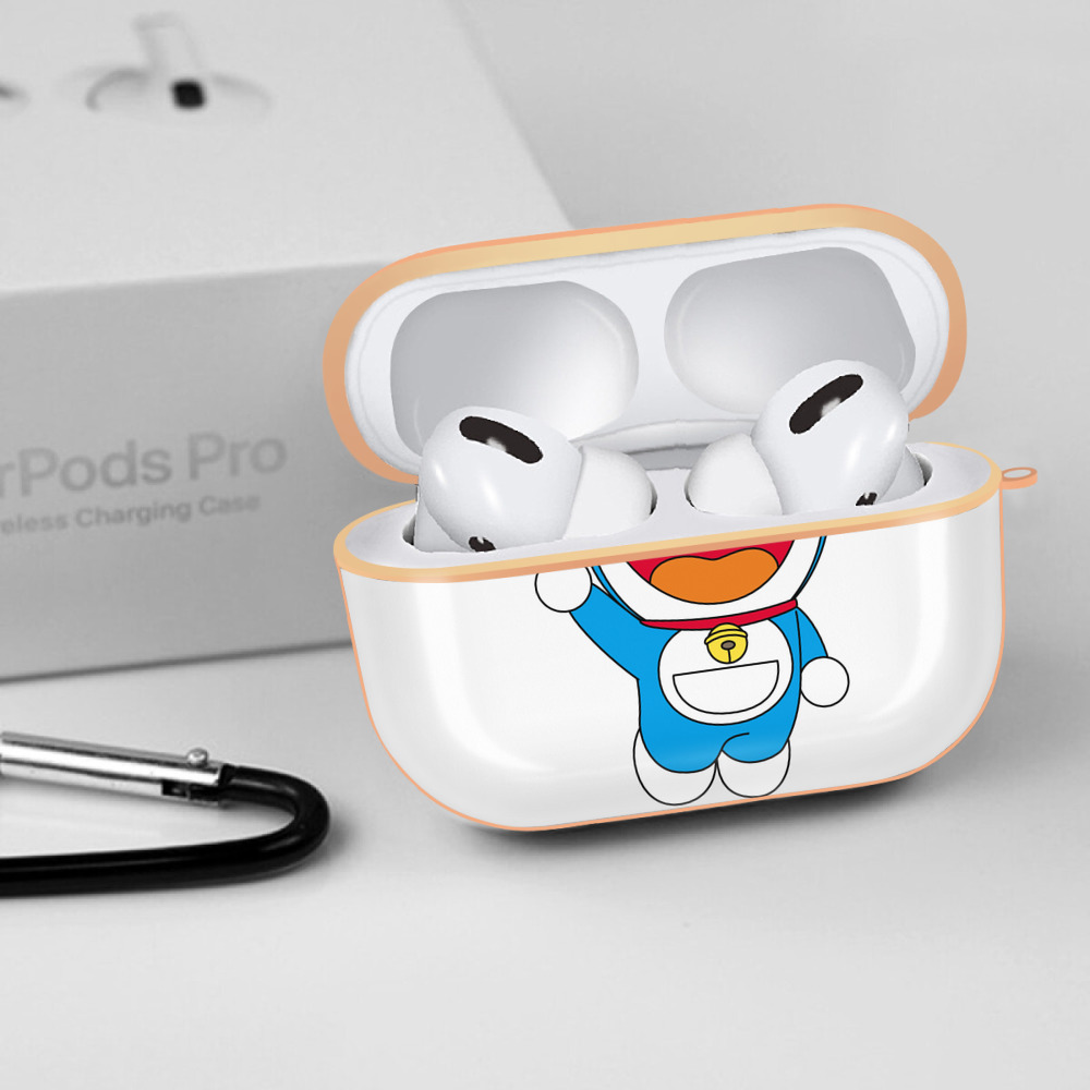ドラえもん Doraemon 【AirPods Pro用】ハードシェル保護ケース｜耐衝撃・防指紋・カラビナ付き商品仕様