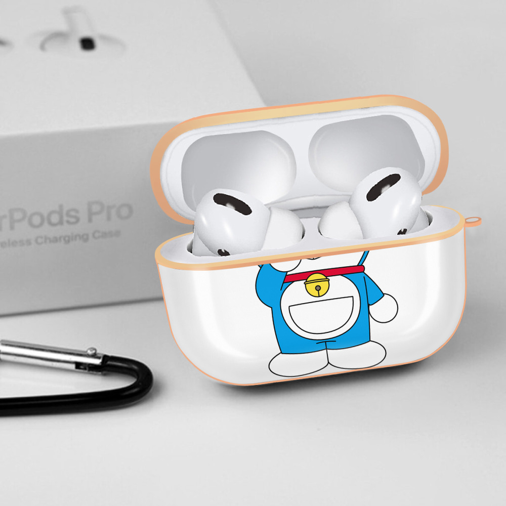 ドラえもん Doraemon 【AirPods Pro用】ハードシェル保護ケース｜耐衝撃・防指紋・カラビナ付き商品仕様