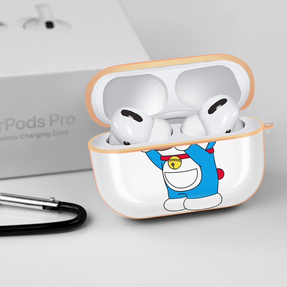ドラえもん Doraemon 【AirPods Pro用】ハードシェル保護ケース｜耐衝撃・防指紋・カラビナ付き商品仕様